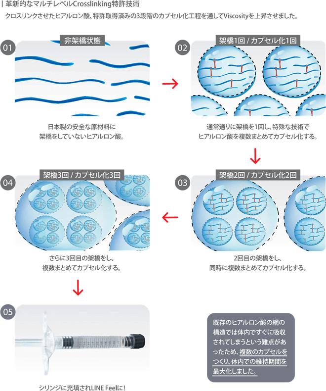 革新的なマルチレベルCrosslinking特許技術